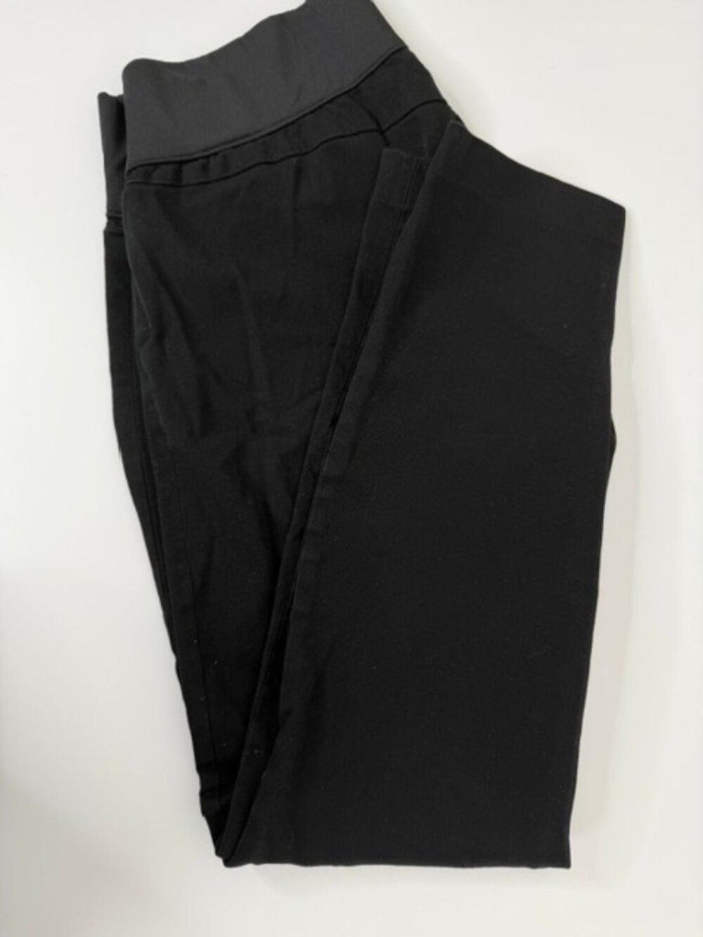 GAP Black Cotton/Spandex Skinny Leg Maternity Pants